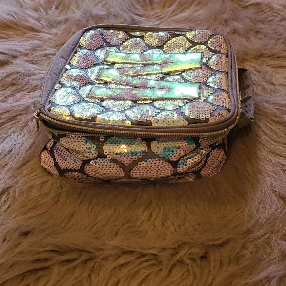 Justice girls sequin M mermaid lunchbox‎